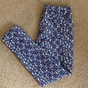Floral jeans